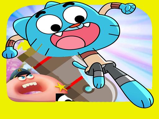 The Amazing World of Gumball falp flap Game online preview
